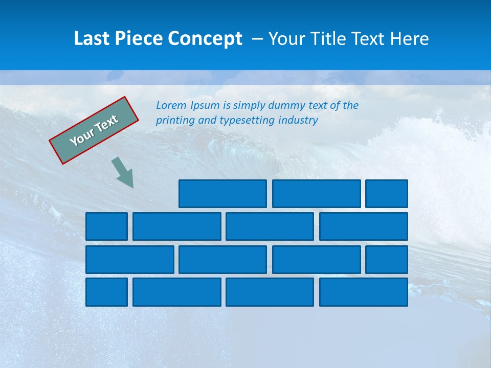 Foam Sea Sky PowerPoint Template