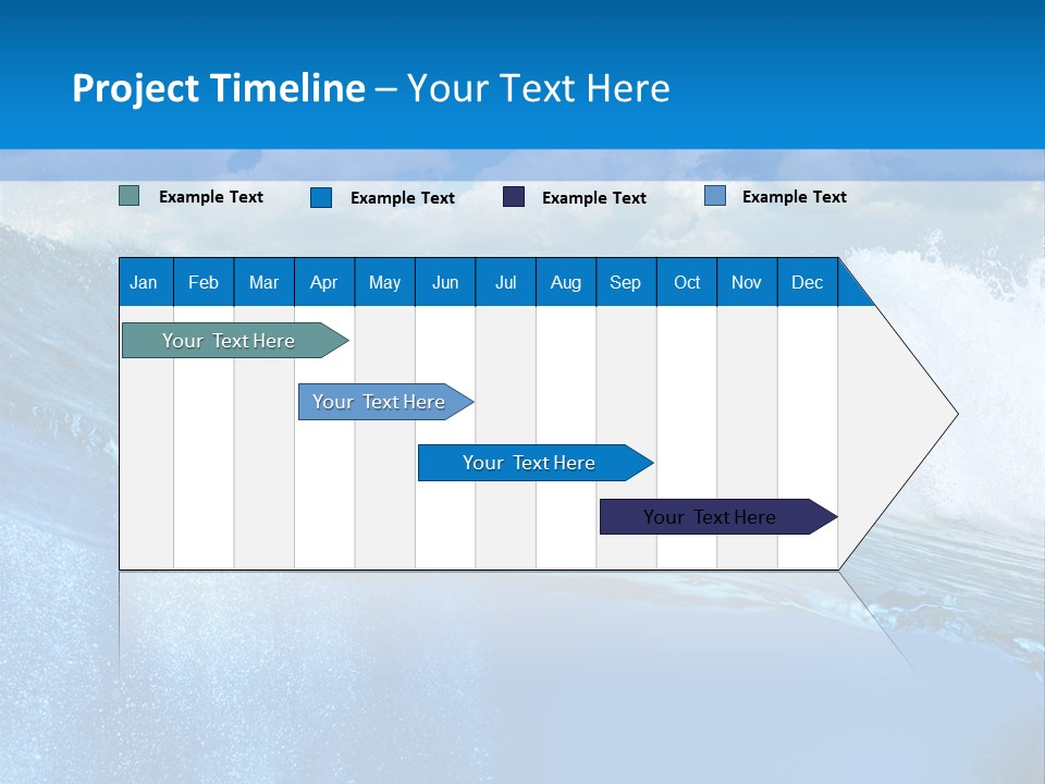 Foam Sea Sky PowerPoint Template