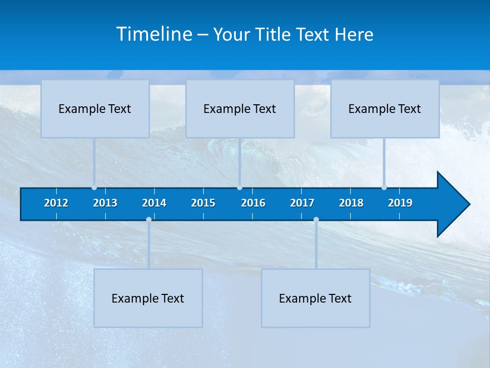 Foam Sea Sky PowerPoint Template