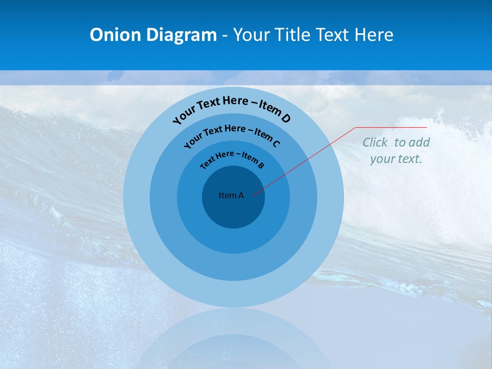 Foam Sea Sky PowerPoint Template
