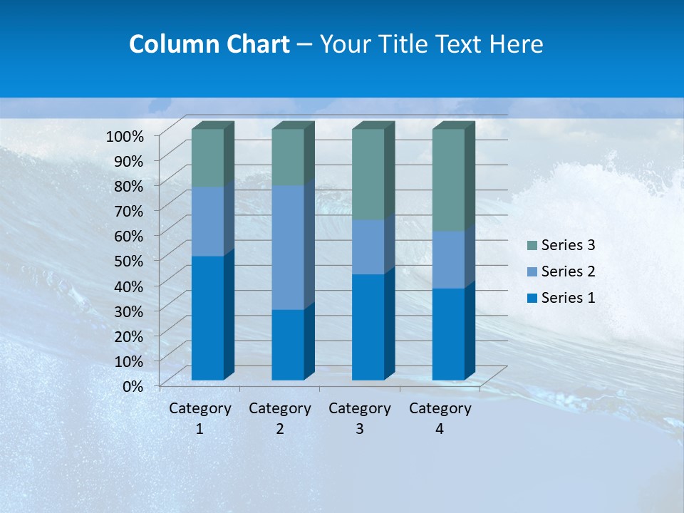 Foam Sea Sky PowerPoint Template