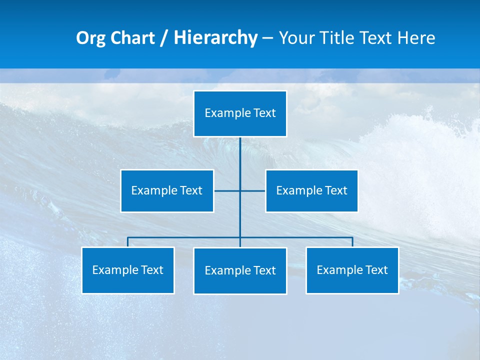 Foam Sea Sky PowerPoint Template