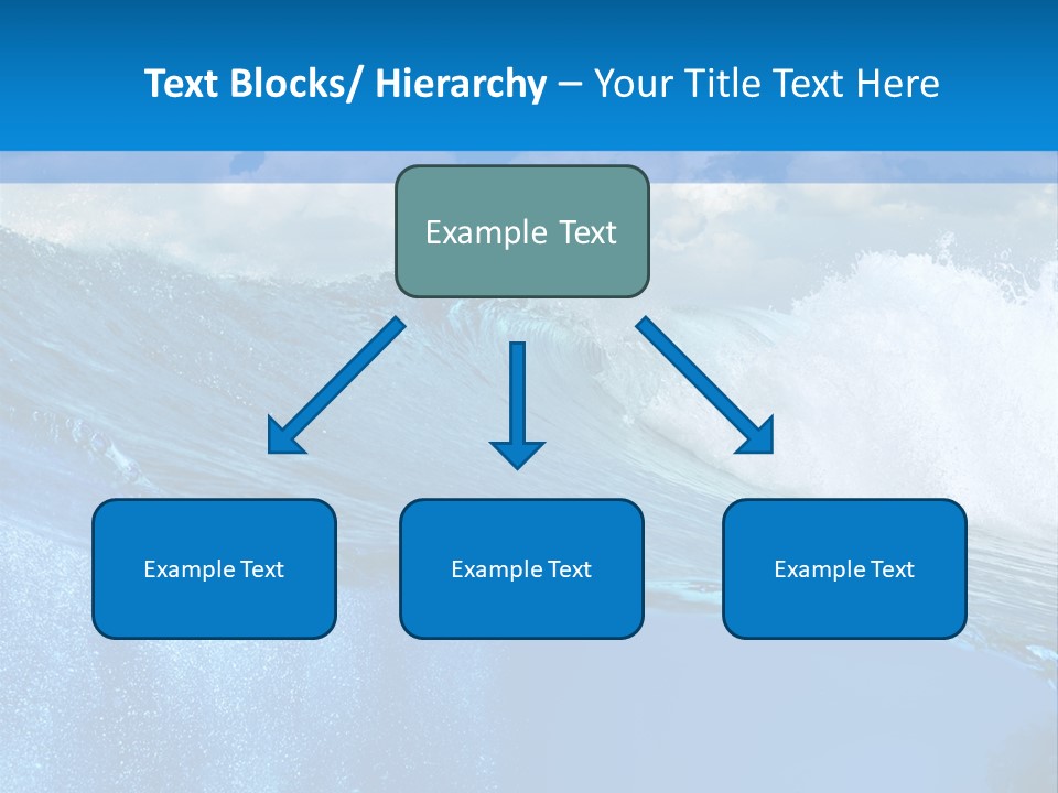 Foam Sea Sky PowerPoint Template