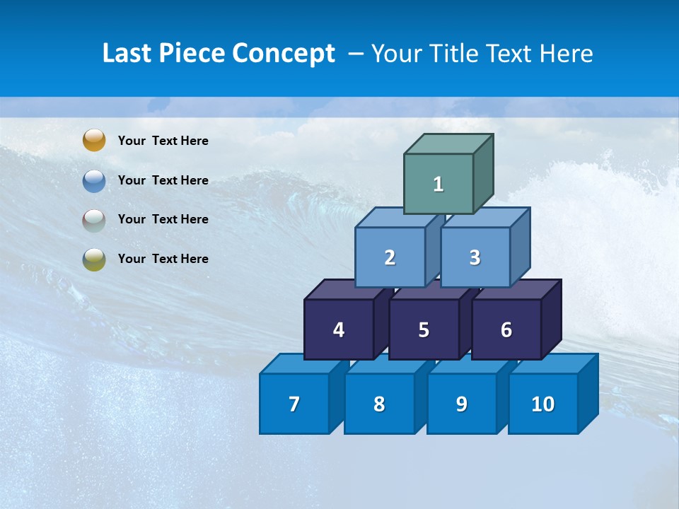 Foam Sea Sky PowerPoint Template