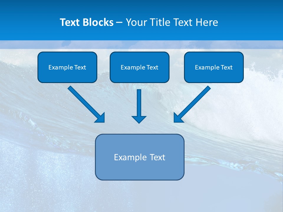 Foam Sea Sky PowerPoint Template