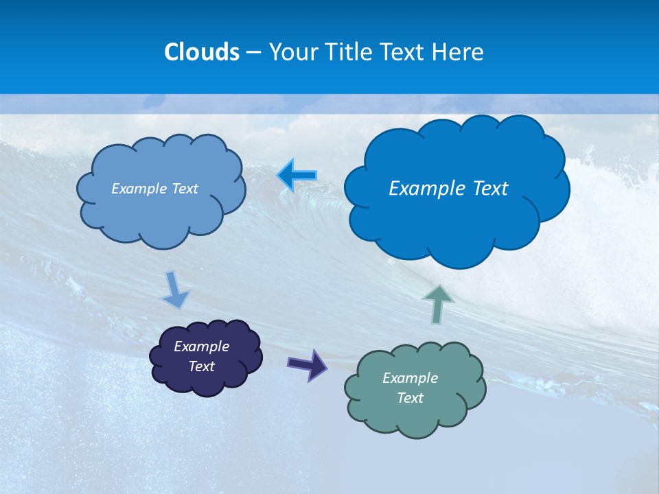 Foam Sea Sky PowerPoint Template