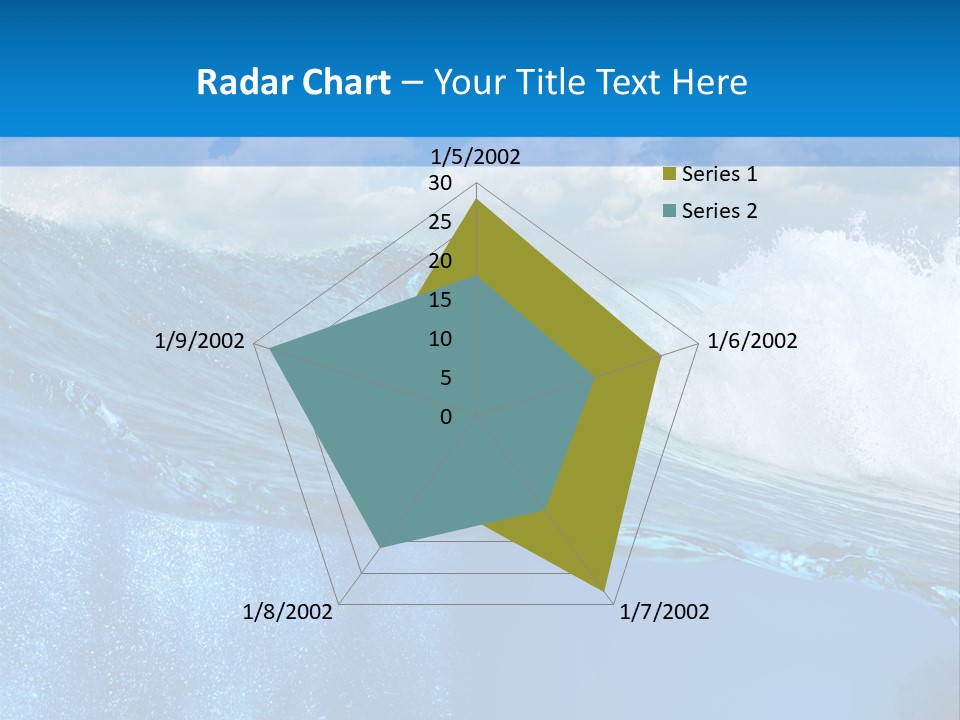 Foam Sea Sky PowerPoint Template
