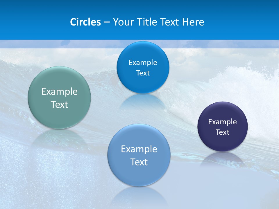 Foam Sea Sky PowerPoint Template