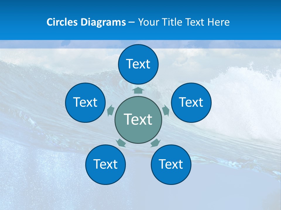 Foam Sea Sky PowerPoint Template