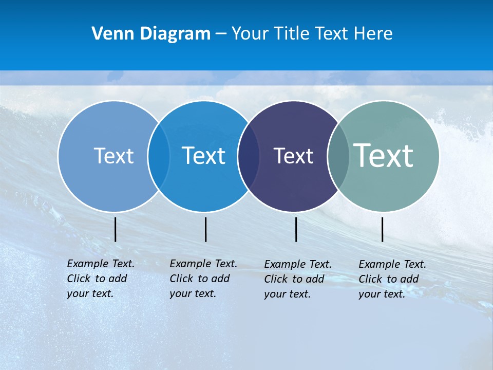 Foam Sea Sky PowerPoint Template