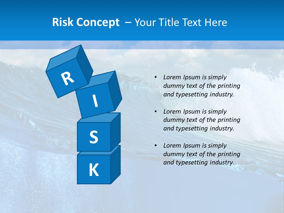 Foam Sea Sky PowerPoint Template