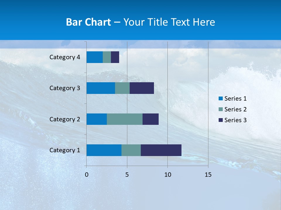 Foam Sea Sky PowerPoint Template