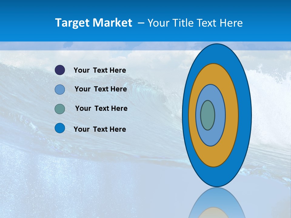 Foam Sea Sky PowerPoint Template