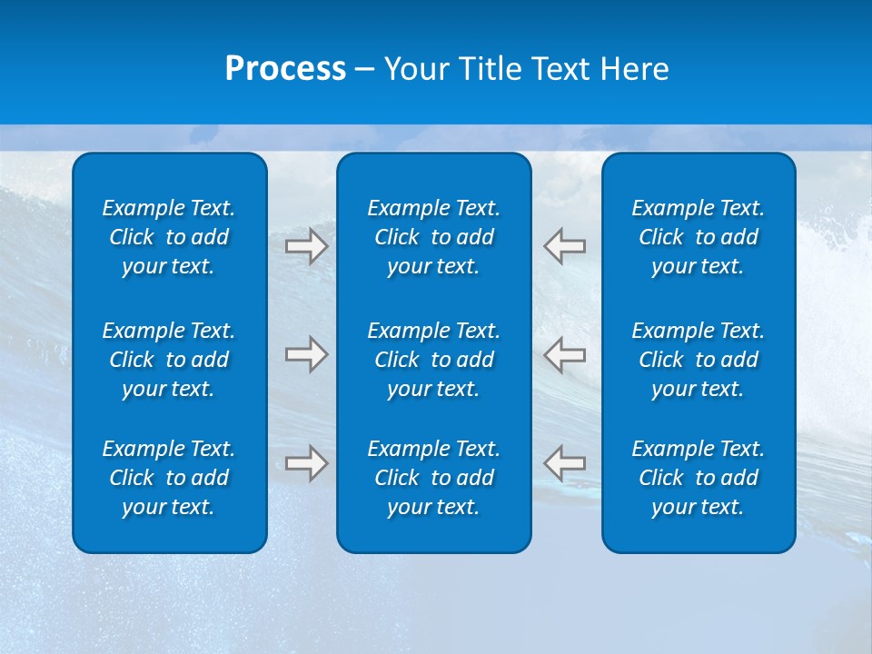 Foam Sea Sky PowerPoint Template