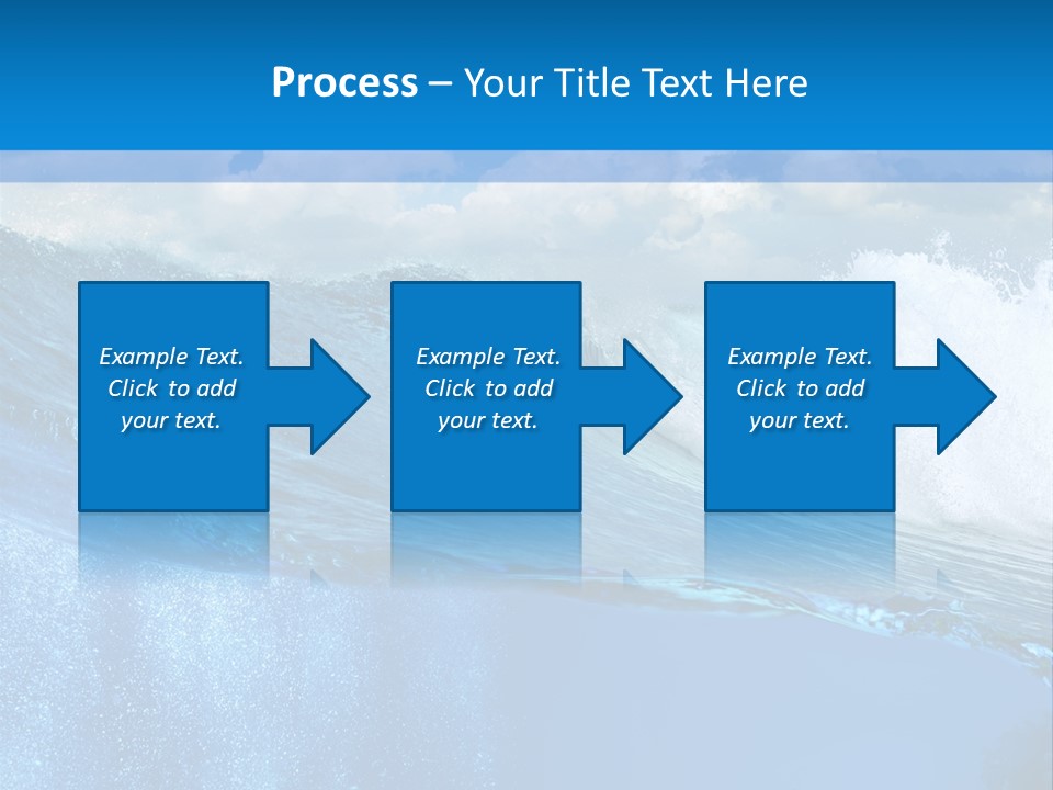 Foam Sea Sky PowerPoint Template