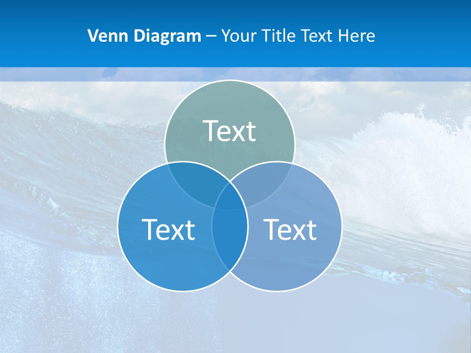 Foam Sea Sky PowerPoint Template