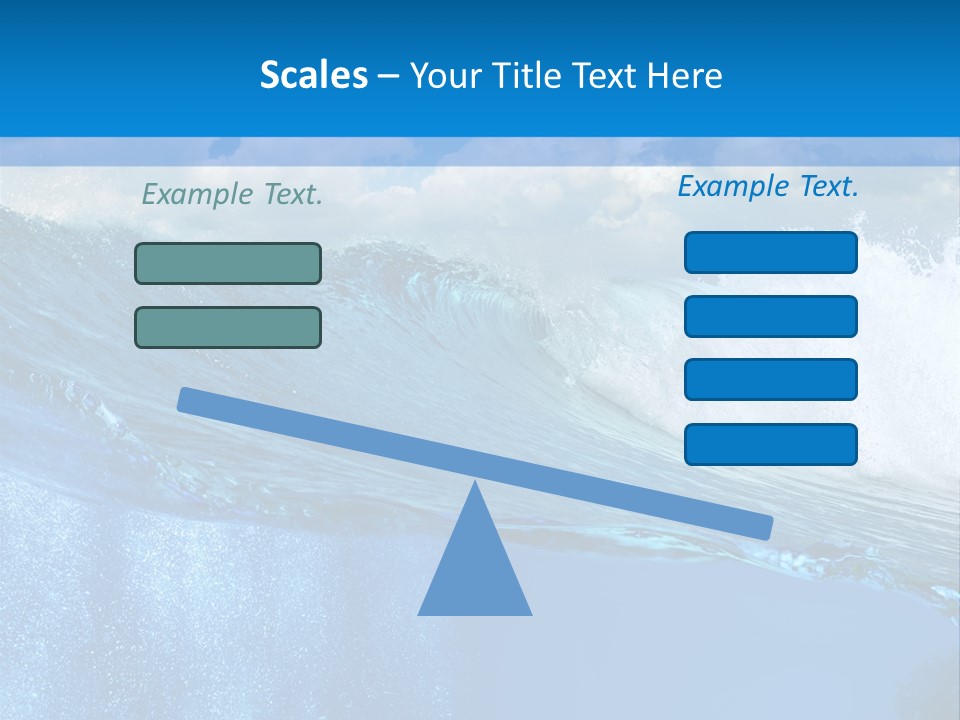 Foam Sea Sky PowerPoint Template