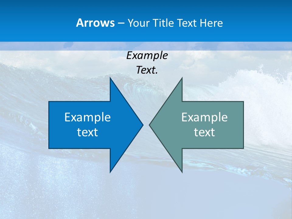 Foam Sea Sky PowerPoint Template