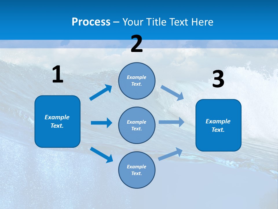 Foam Sea Sky PowerPoint Template