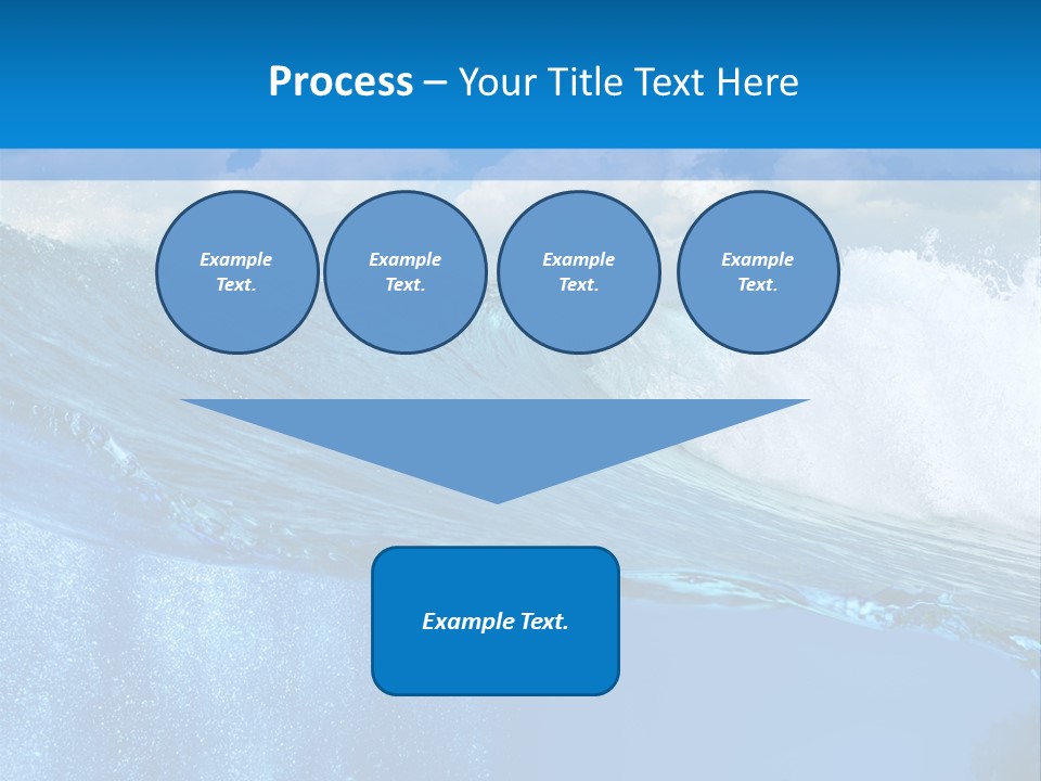 Foam Sea Sky PowerPoint Template