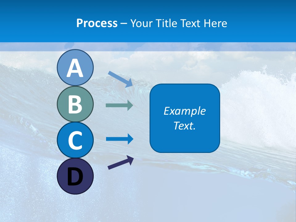 Foam Sea Sky PowerPoint Template