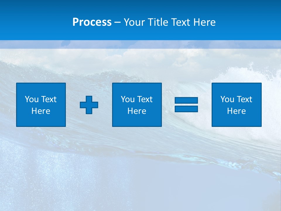 Foam Sea Sky PowerPoint Template