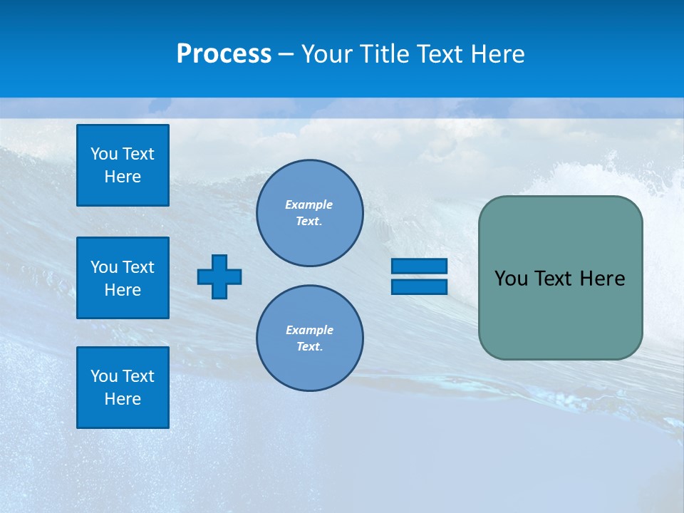 Foam Sea Sky PowerPoint Template