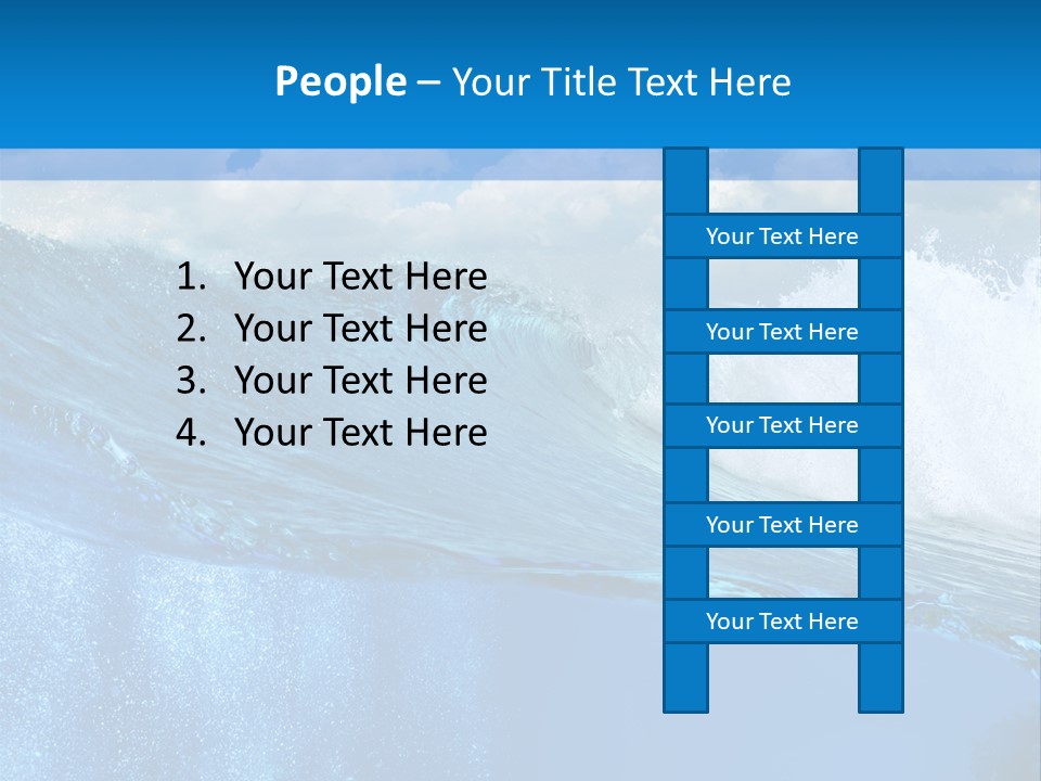 Foam Sea Sky PowerPoint Template