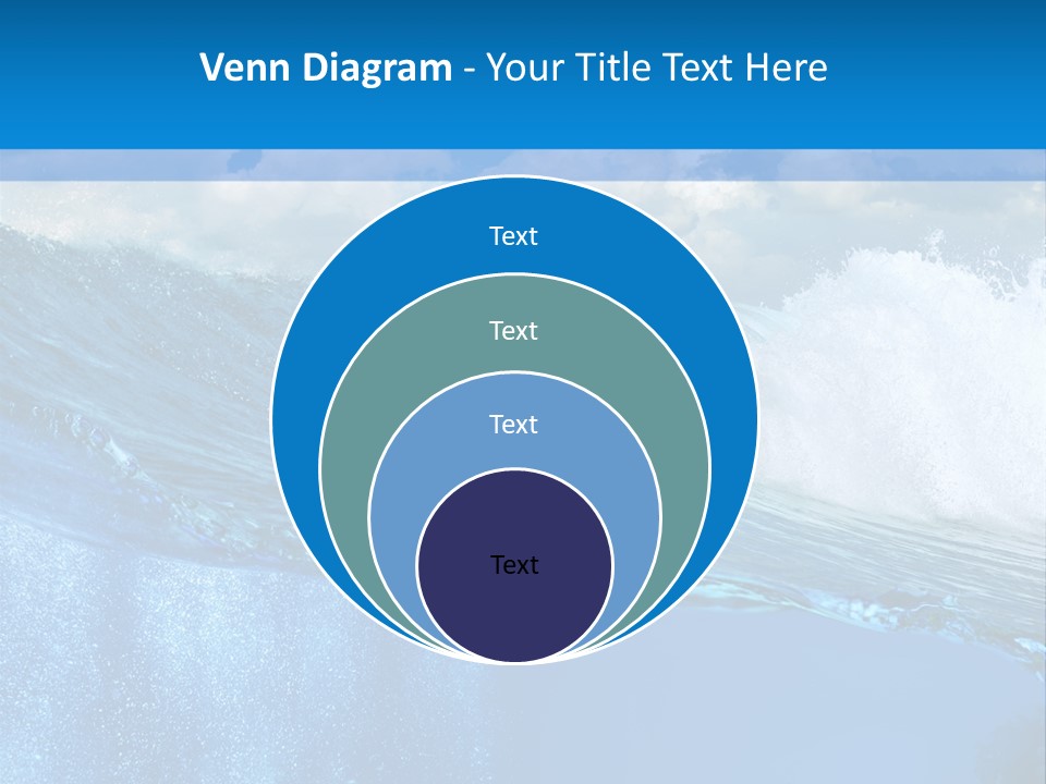Foam Sea Sky PowerPoint Template