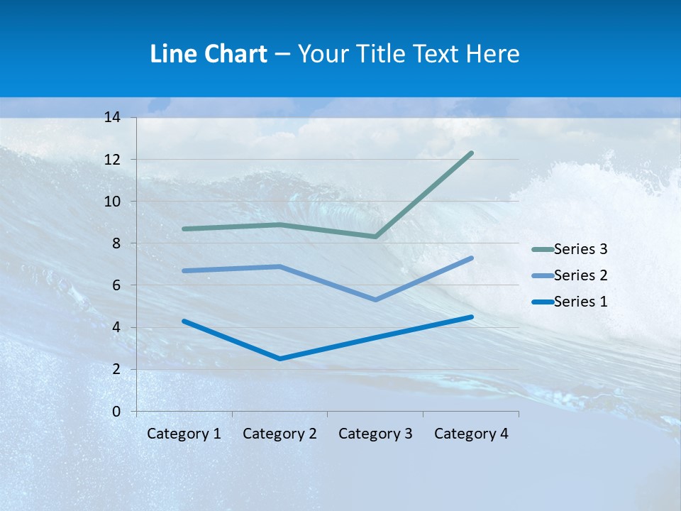 Foam Sea Sky PowerPoint Template