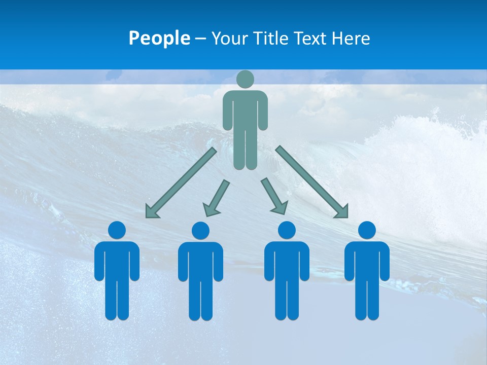 Foam Sea Sky PowerPoint Template
