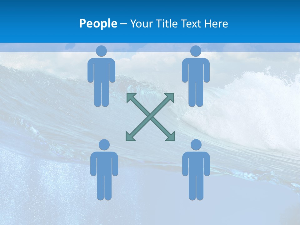Foam Sea Sky PowerPoint Template