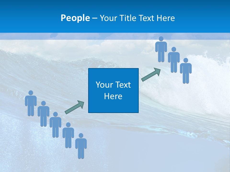Foam Sea Sky PowerPoint Template