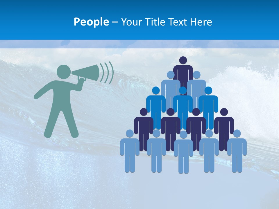 Foam Sea Sky PowerPoint Template