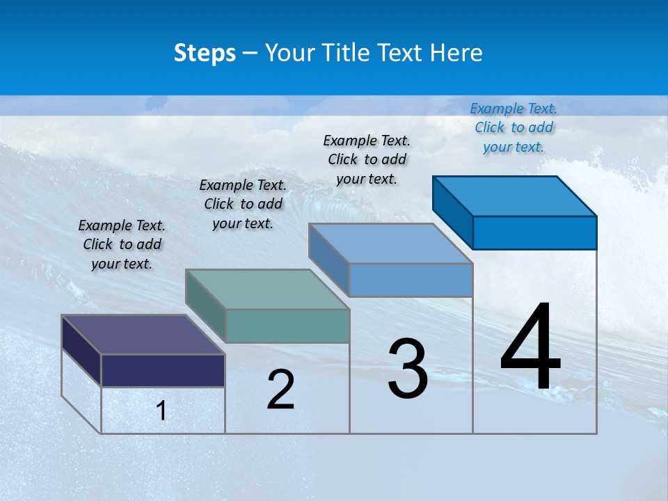 Foam Sea Sky PowerPoint Template