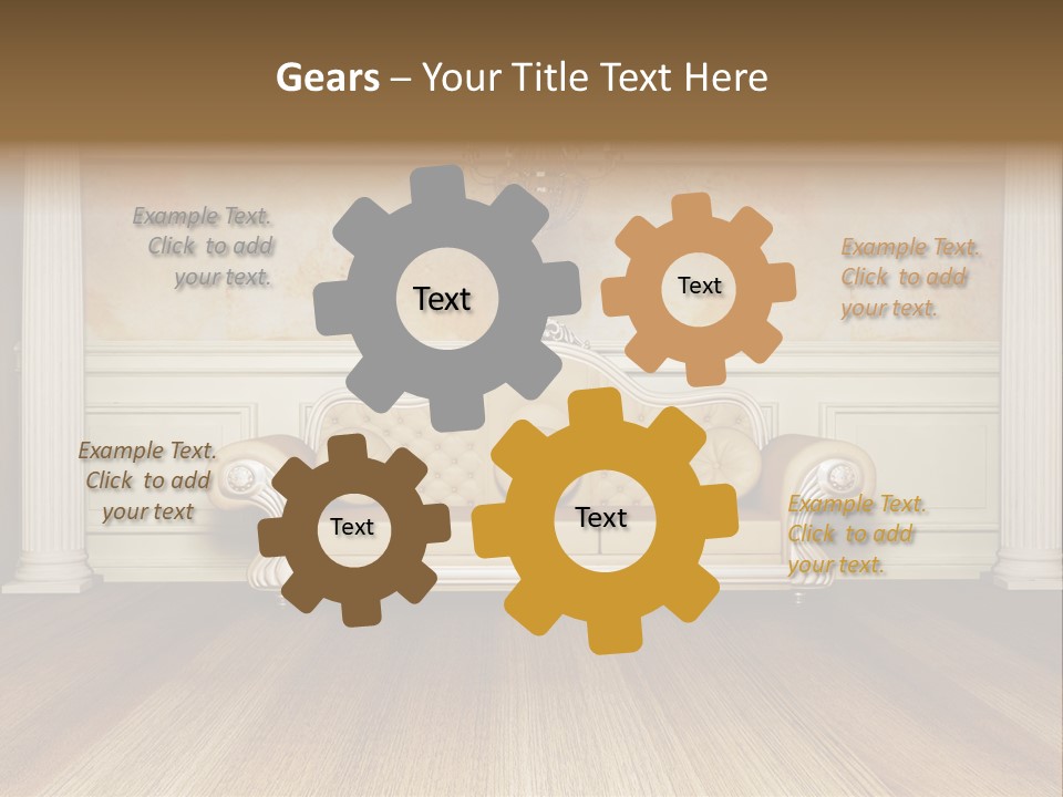 China Sofa PowerPoint Template