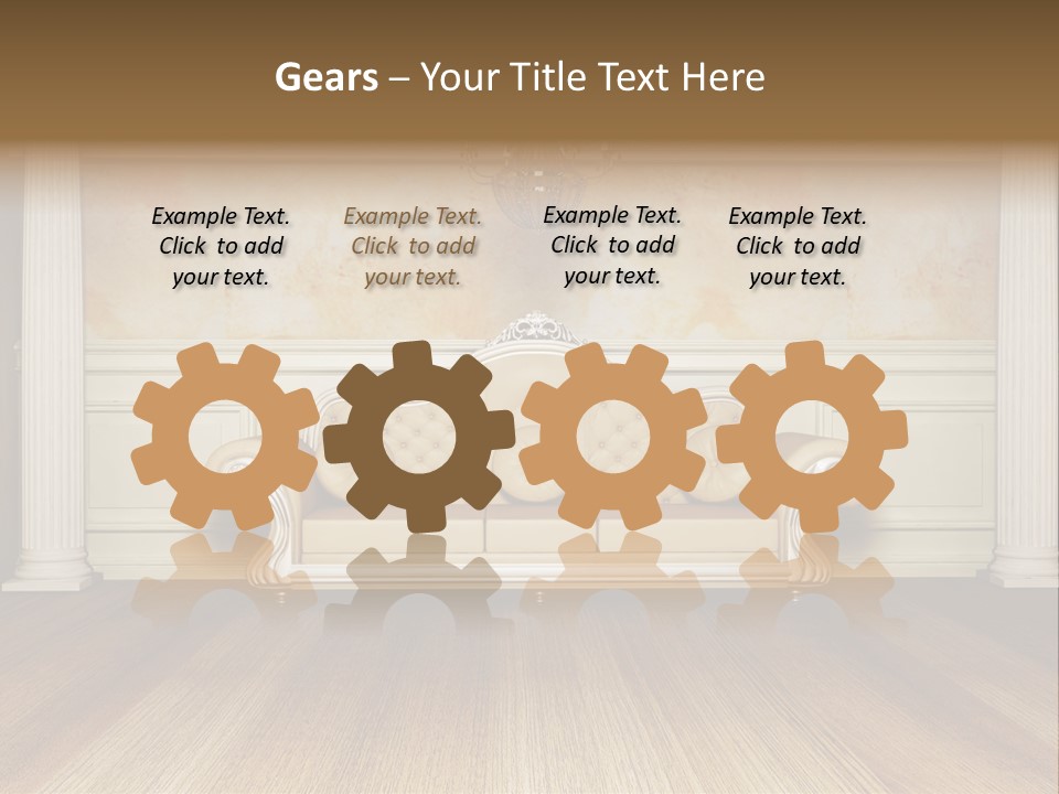 China Sofa PowerPoint Template