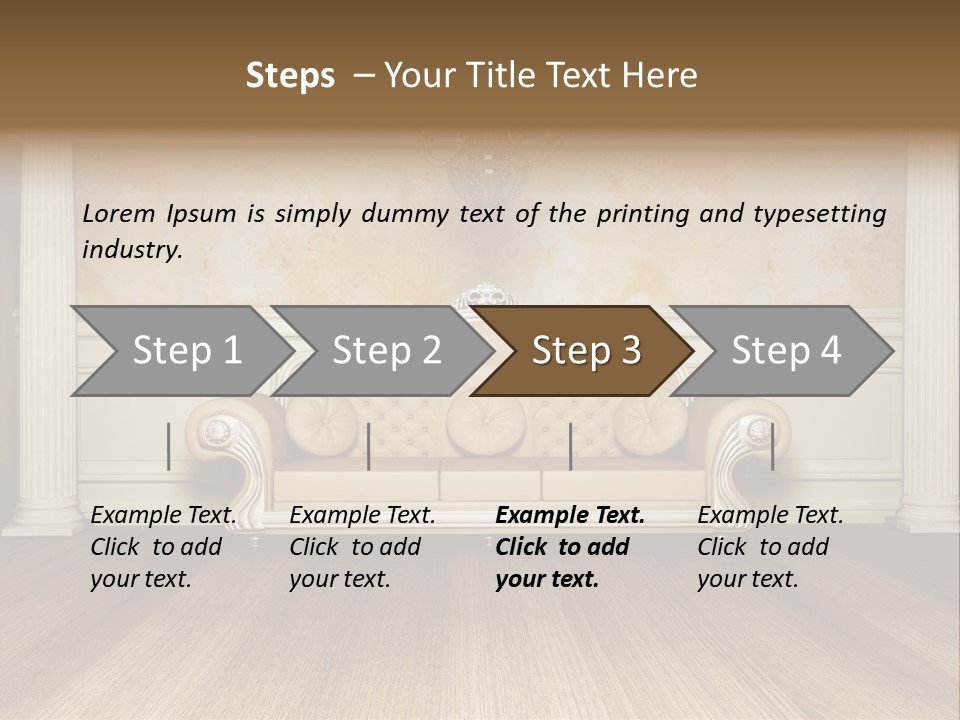 China Sofa PowerPoint Template