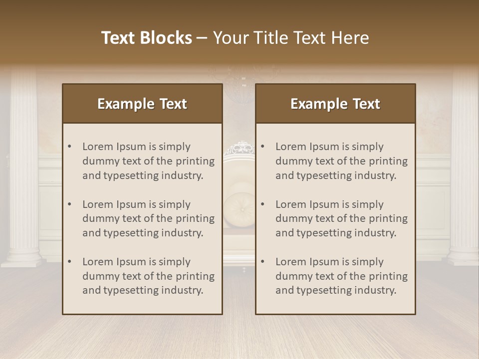 China Sofa PowerPoint Template