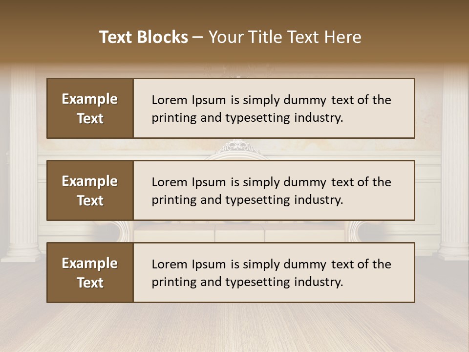 China Sofa PowerPoint Template