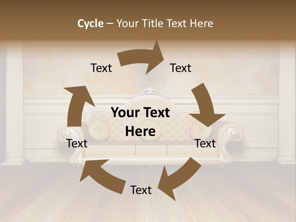 China Sofa PowerPoint Template