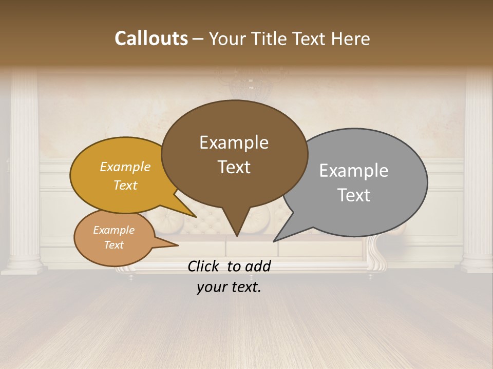 China Sofa PowerPoint Template