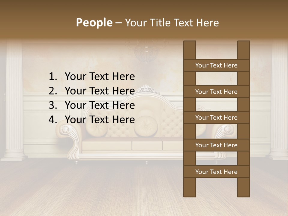 China Sofa PowerPoint Template