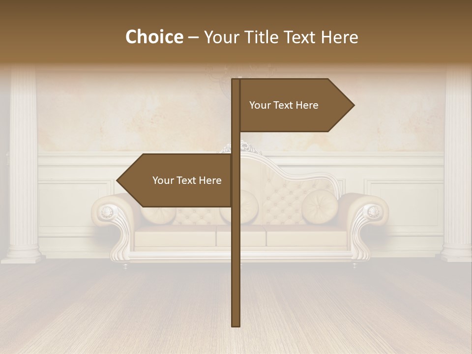 China Sofa PowerPoint Template