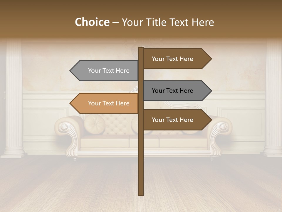 China Sofa PowerPoint Template