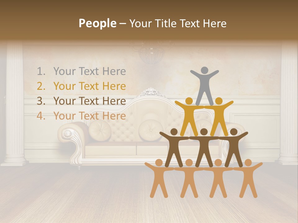 China Sofa PowerPoint Template