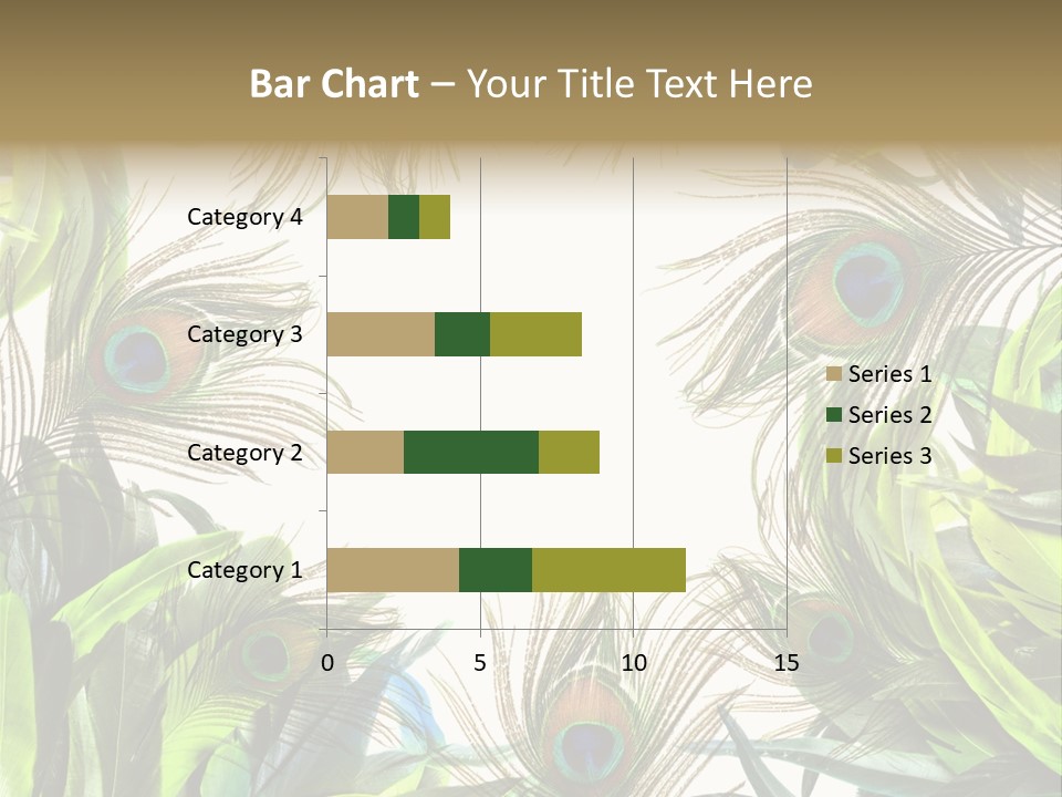 Peacock Feather Clip Art PowerPoint Template