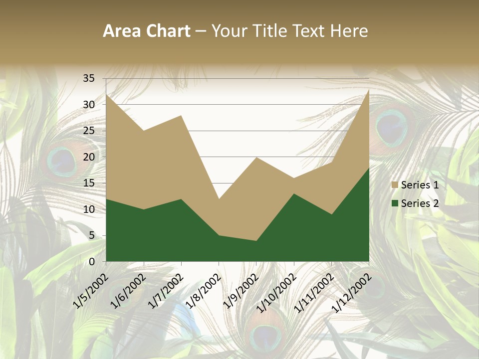 Peacock Feather Clip Art PowerPoint Template