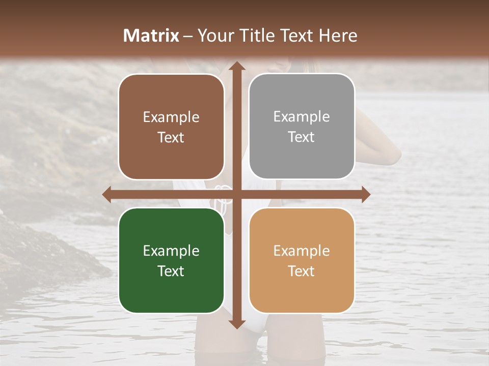 Nature Tan Ocean PowerPoint Template