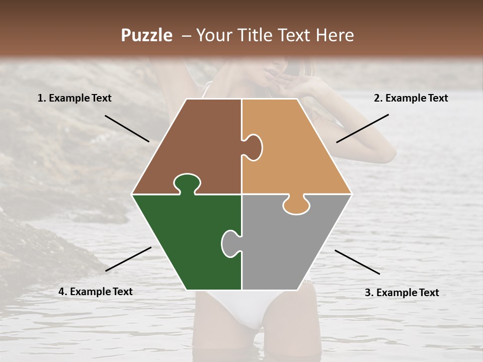 Nature Tan Ocean PowerPoint Template